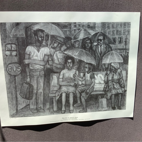 Original Artwork by James A Dixon  “Days End” - Picture 4 of 9